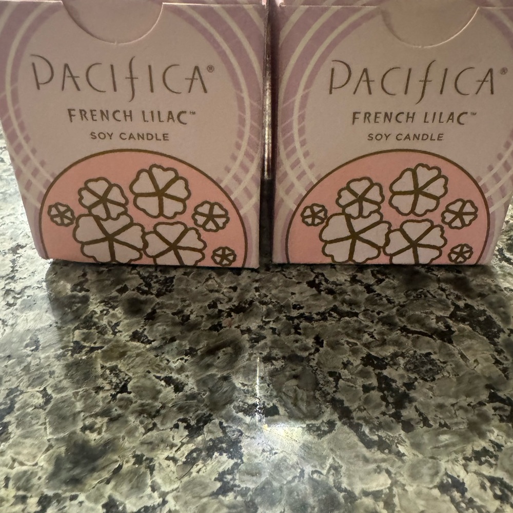 Pacifica French Lilac Candle - Pink Packaging
